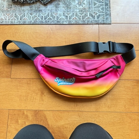 Source Unknown Handbags - Source Unknown Pink and Yellow Crossbody Bag